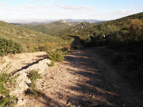 A partir de este punto, el camino se hace algo más duro y habremos de afrontar una larga cuesta con diversos grados de inclinación (poquet a poquet).